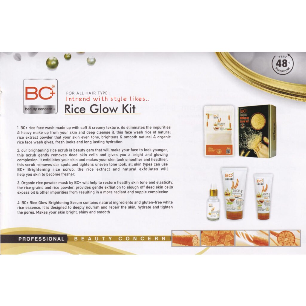 BC+ Beauty Concern Brightening Rice Glow Kit