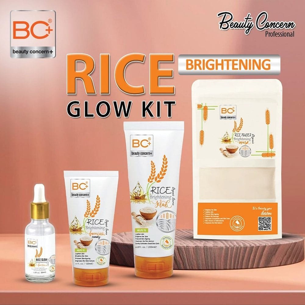 BC+ Beauty Concern Brightening Rice Glow Kit