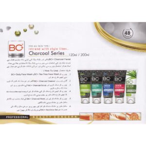 BC+ Beauty Concern Charcoal Facial Kit (200ml) Pack of 4