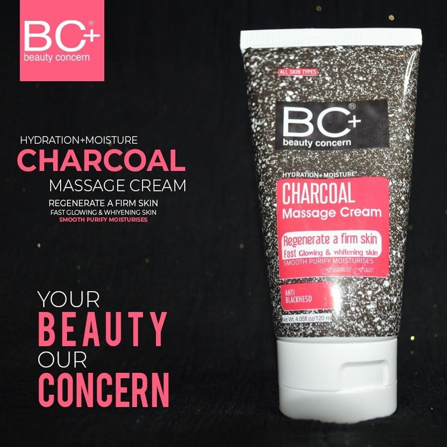 BC+ Beauty Concern Charcoal Massage Cream (120ml)