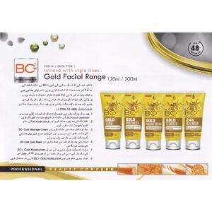 BC+ Beauty Concern Gold Facial Kit (120ml) Pack of 5