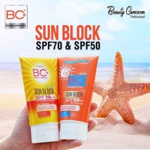 BC+ Beauty Concern Sunblock SPF70 & SPF50 (120ml) Pack of 2