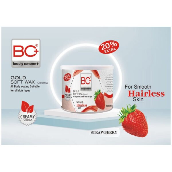 BC+ Beauty Concern Gold Soft Wax (Creamy) Strawberry