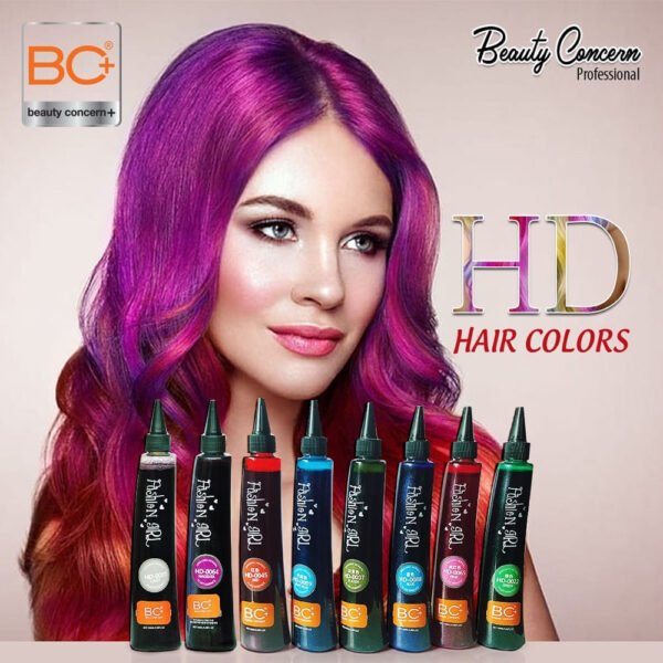 BC+ Beauty Concern HD Hair Colors (HD-0089 Light Blue) - Image 2