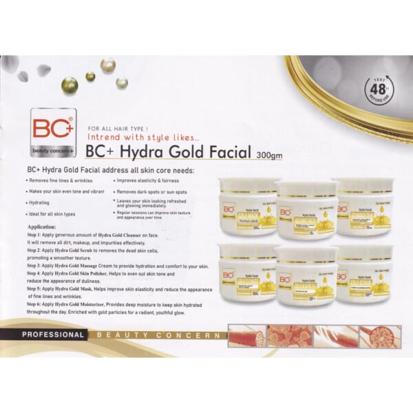 BC+ Beauty Concern Hydra Facial Complete Kit (300gm Each)